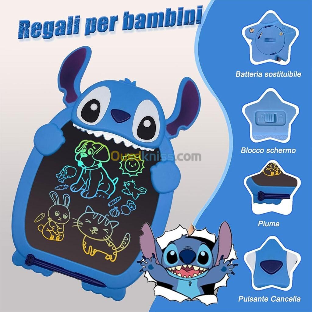 Stitch Tablet d'écriture LCD pour Enfants 12 Pouces - Bleu