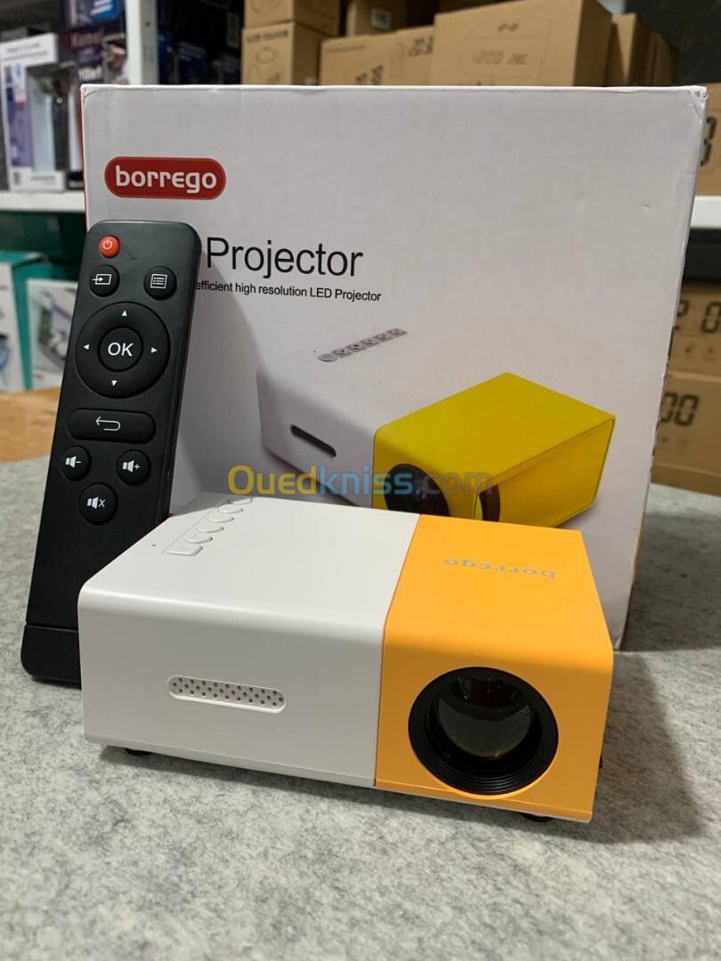 Projecteur Home Cinéma Multimédia 1080P Borrego YG300 FULL HD