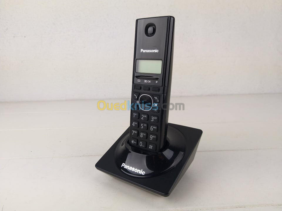 Panasonic Téléphone Numérique Sans Fil KX-TG1711 هاتف أرضي لاسلكي بخاصية تسجيل الأرقام مع شاشة رقمية