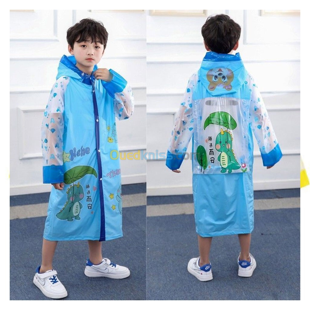 Cape Poncho Pluie Enfant Impermeable Anti Pluie