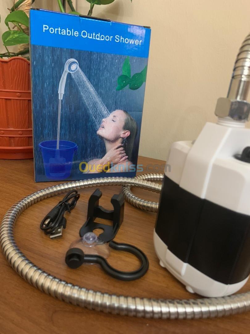 Douche Portable avec Pompe pour Camping et Extérieur