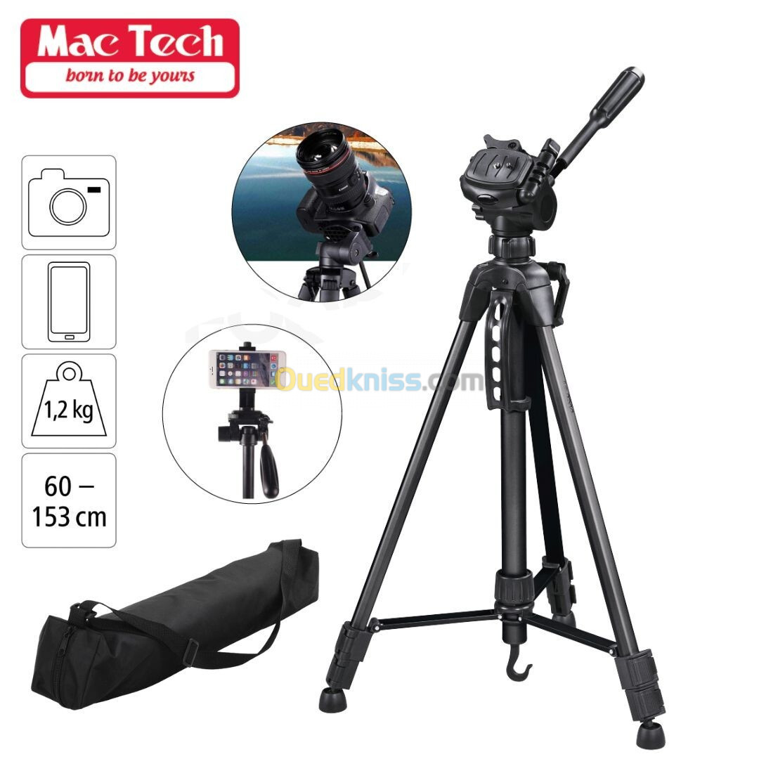 Mac Tech Lightweight Professional Telescopic Tripod MT-SUP501