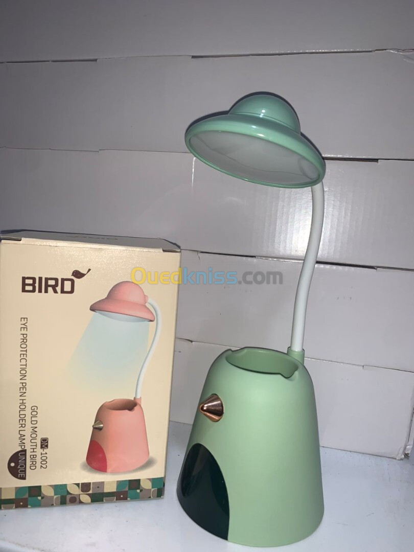 Lampe de Bureau Mignonne avec Porte-stylo Rechargeable USB