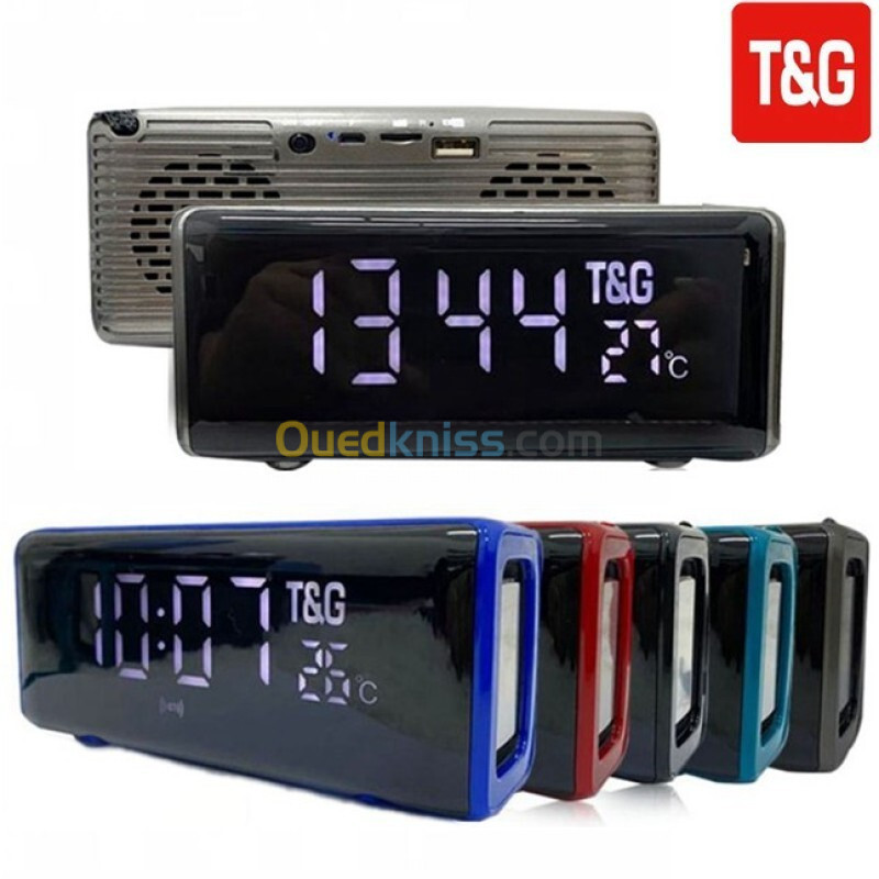 TG-174 bluetooth Speaker LED Temperature Alarm Clock Speaker Portable