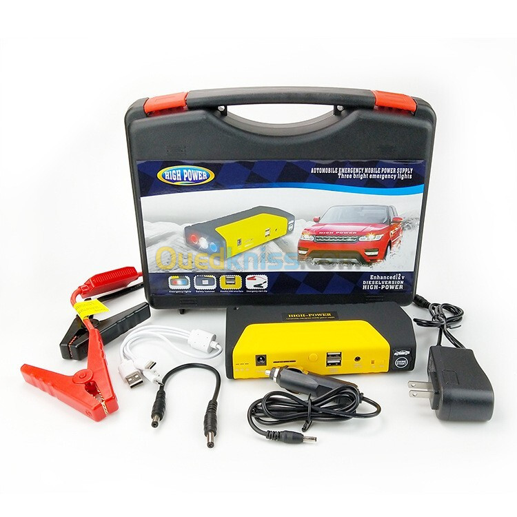 Kit d'urgence multifonctionnel 8 en 1 pour Voiture 12V