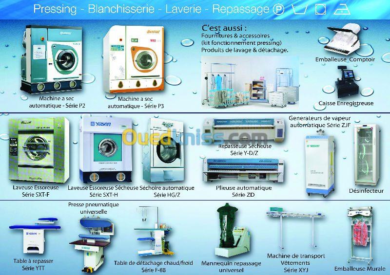 Ventes equipements de Pressing