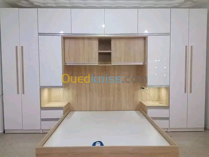 chambre a coucher luxe en MDF et high gloss