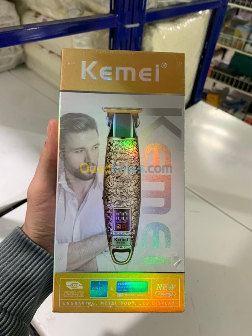 Kemei Tondeuse À Cheveux Professionnelle En Métal Km-2267