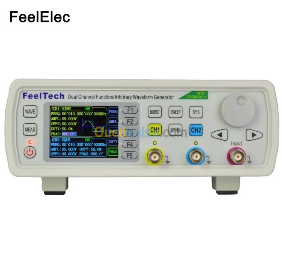 FeelTech  FY6600 DDS générateur de Signal de forme d'onde, 50MHz, fonction arbitraire VCO