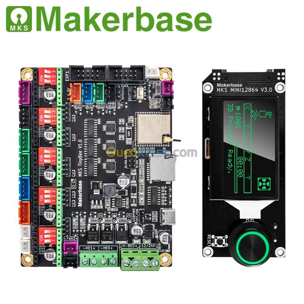 Makerbase MKS TinyBee Motherboard 32Bit 3D Printer Control Board ESP32 +lcd