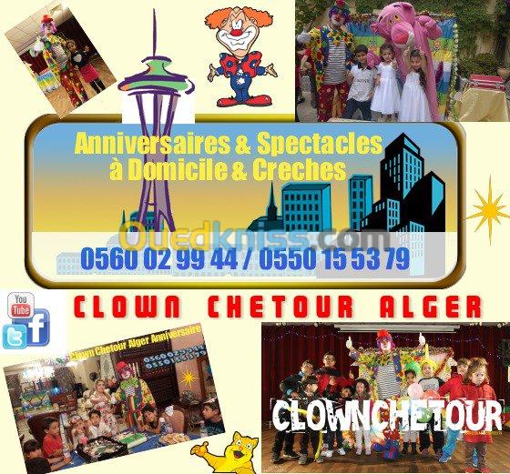 Clown Chetour Alger /Anniversaire