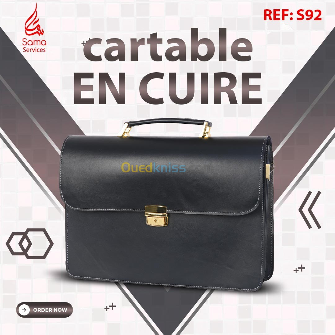 Cartable En Cuir