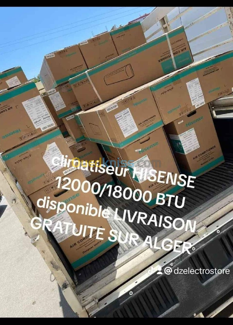 CLIMATISEUR HISENSE 12/18 BTU