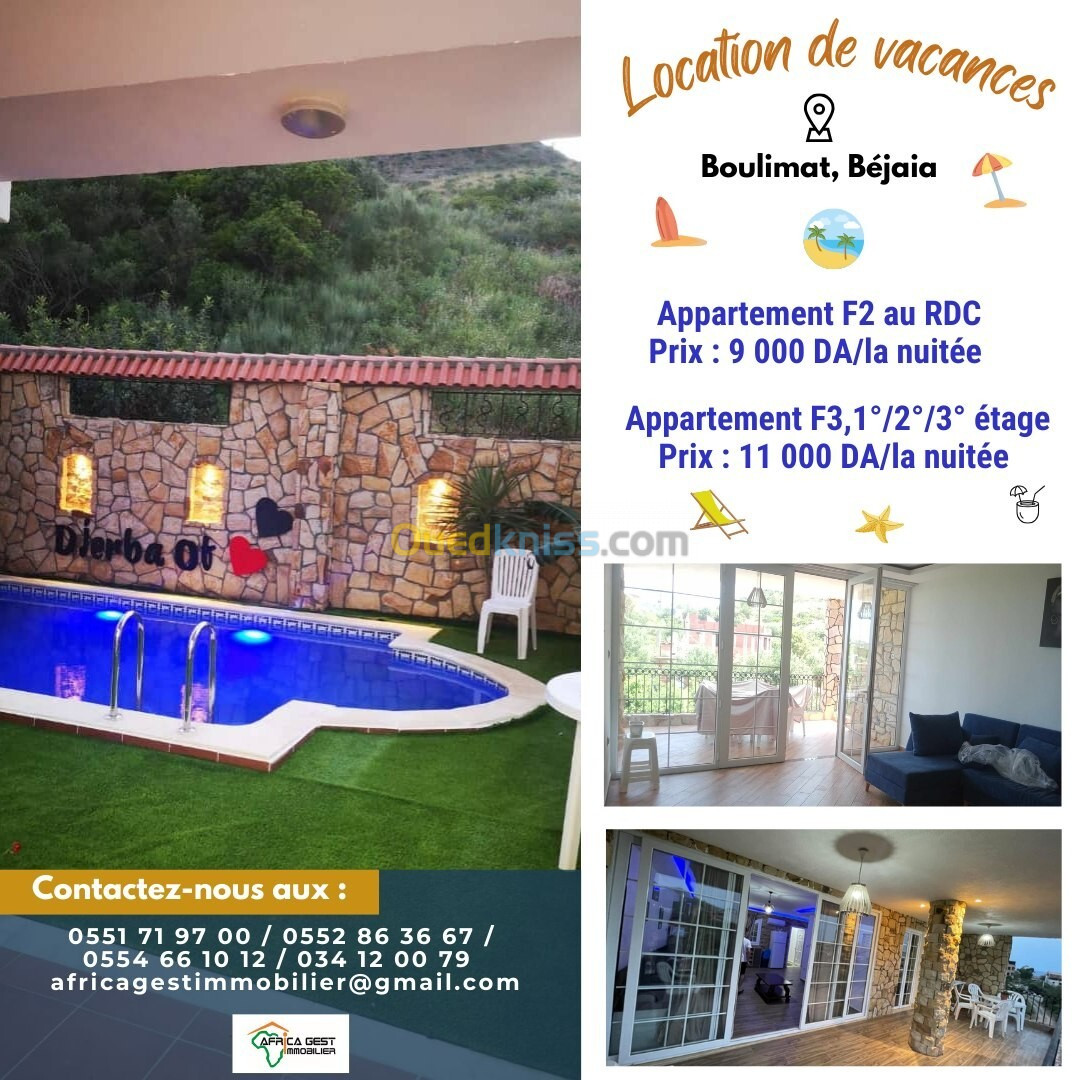 Location vacances Appartement Béjaïa Bejaia