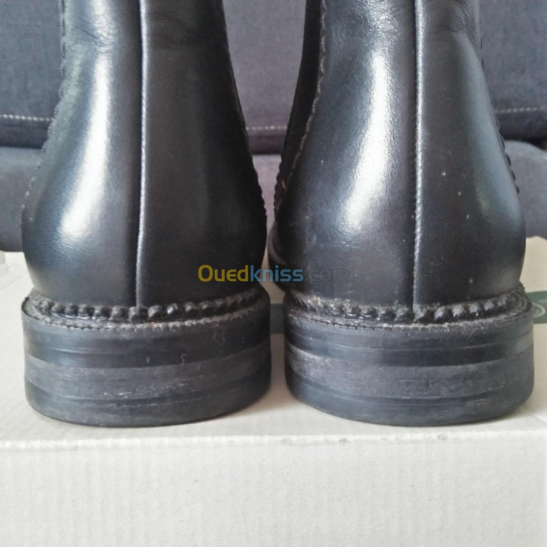 Bottine Boots Clarks en cuir 