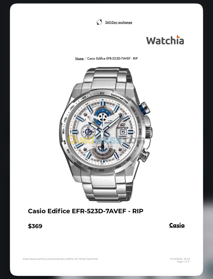 Casio Edifice EFR-523