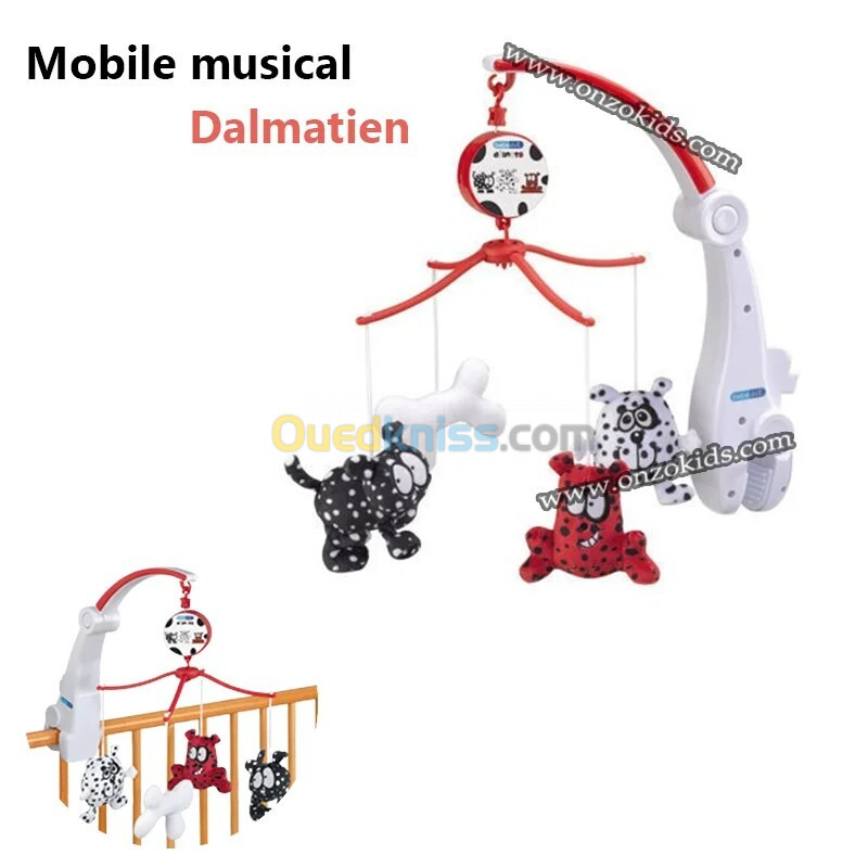 Mobile musical Dalmatien | Bébé Due