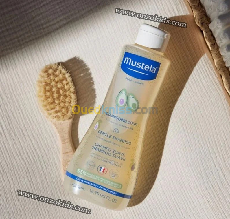 Shampoing doux bébé à l'avocat 500 ml - Mustela