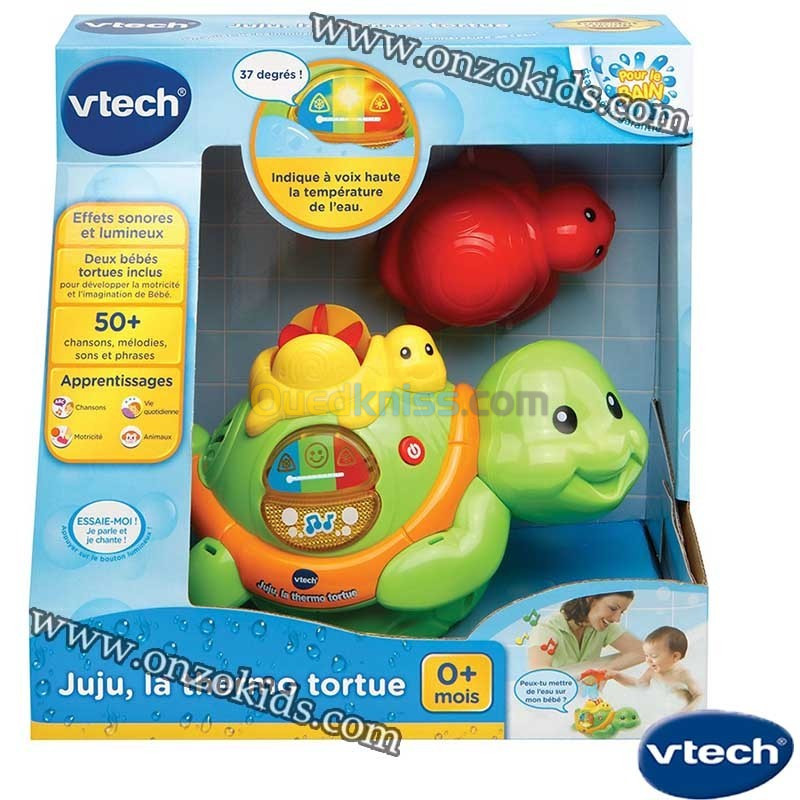 JUJU, La thermo Tortue jolie tortue de bain - Vtech