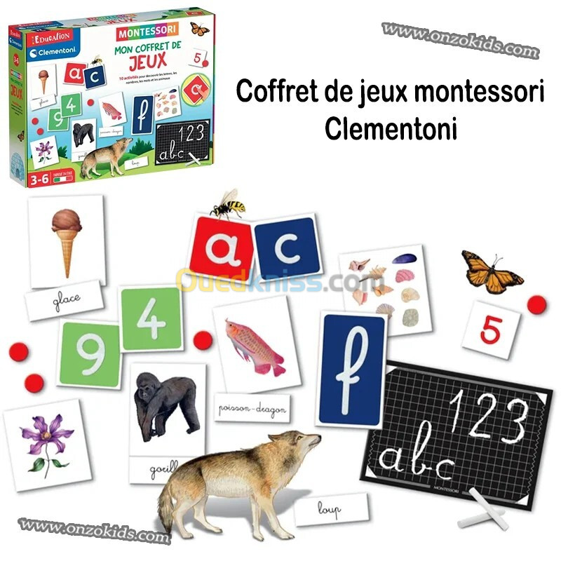 Coffret de jeux montessori - Clementoni