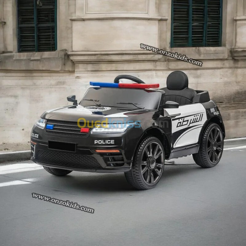 Voiture de police électrique pour enfant