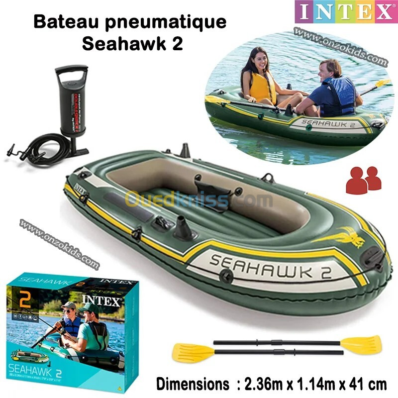 Bateau Pneumatique Gonflable Seahawk 2 - INTEX