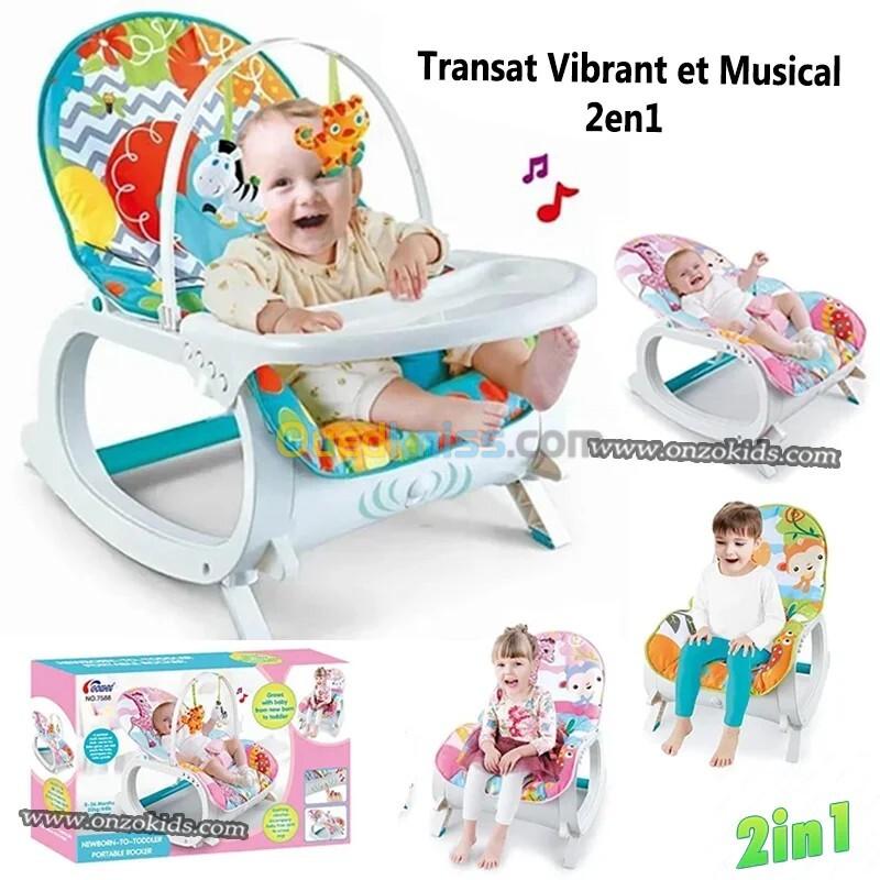 Transat vibrante musicale 2 en 1 pour bébé | Baby Gaté