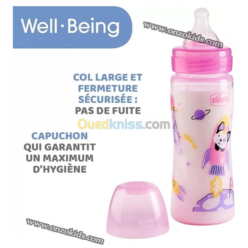 Biberon Well-Being en plastique - 330 ml - Chicco