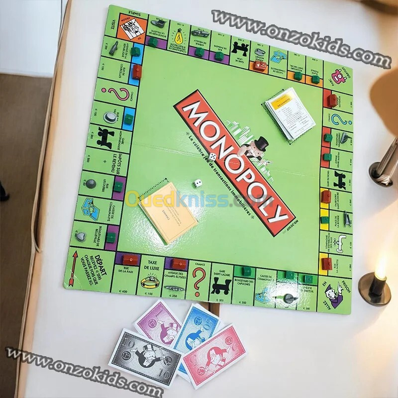 Jeu de société familial Deuxiéme choix Monopoly