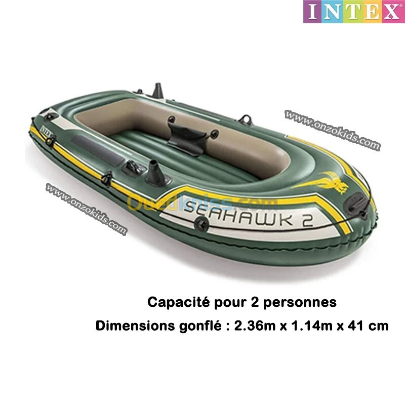 Bateau Pneumatique Gonflable Seahawk 2 - INTEX