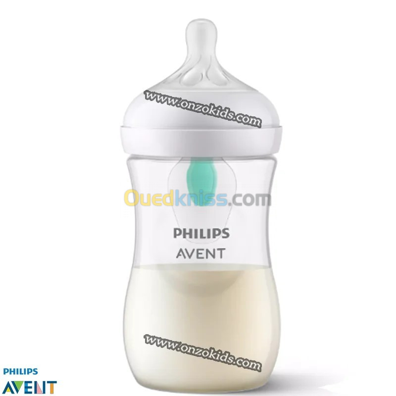 Biberon Natural Response avec valve AirFree 260 ml pour bébé 1m+ - AVENT PHILIPS