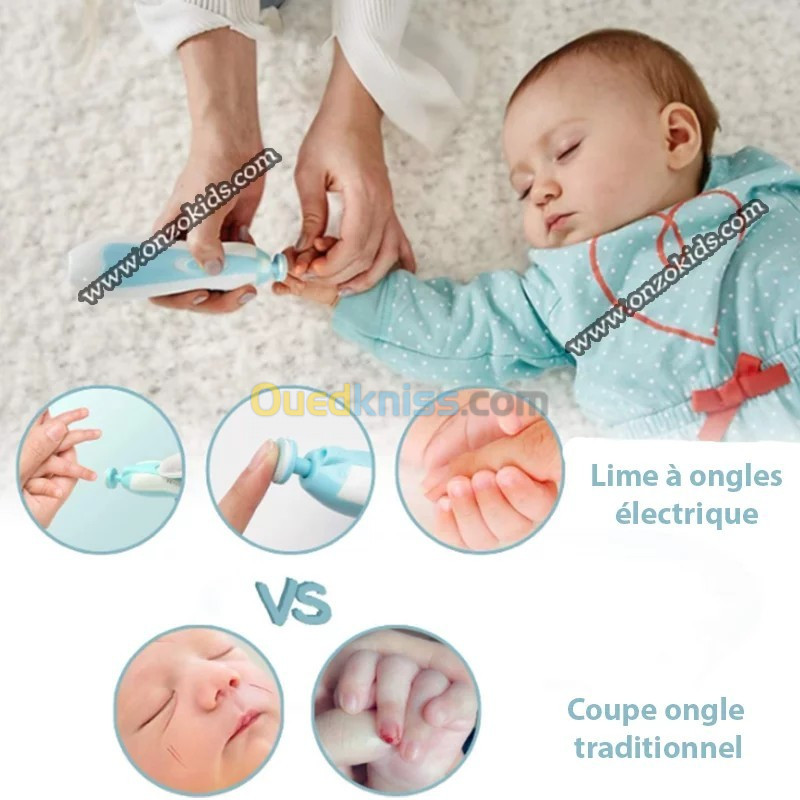 Medies – lime à ongles électrique pour bébé, coupe-ongles électrique pour  bébé
