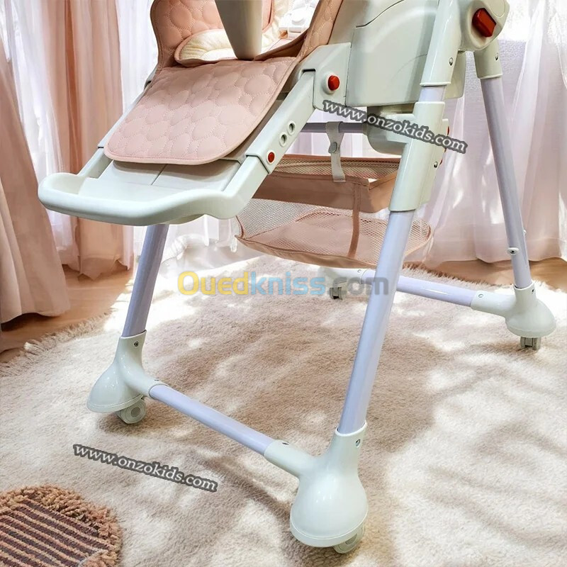 Chaise Haute bébé avec balançoire 2en1 - Mini pouce