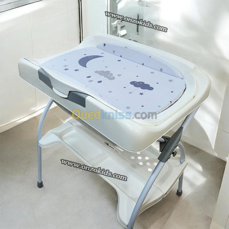 Baignoire, Table à langer 2en1 anatomique pour bébé ELIOS