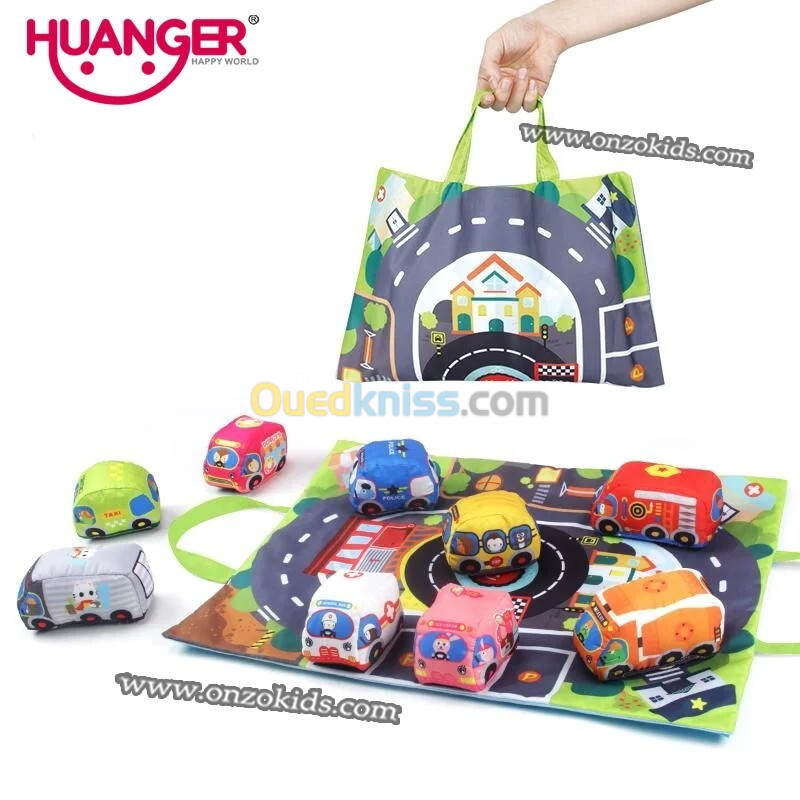 Tapis de jeu " cars in town " - Huanger