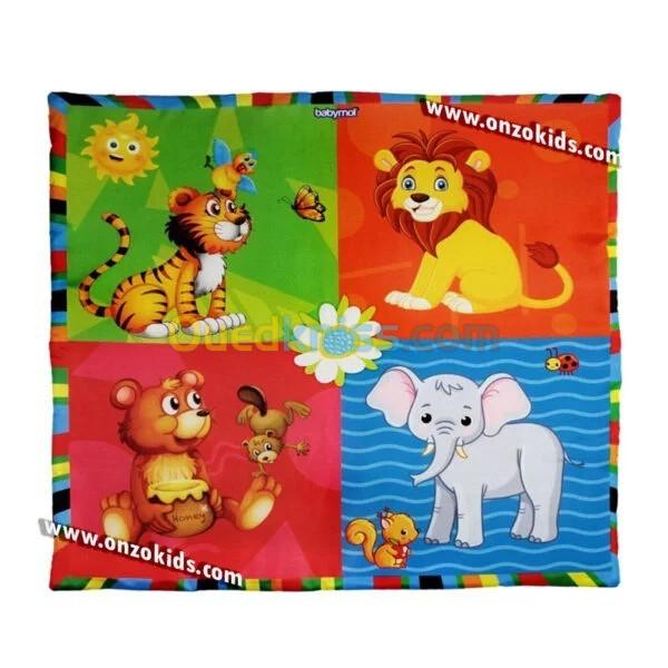 Tapis de activités éducatives pour bébé 75X75 - Babymol