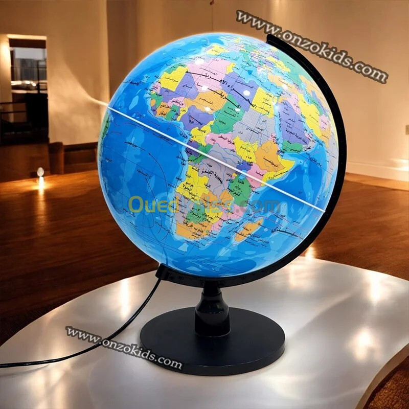 Globe lumineux en plastique pour enfants