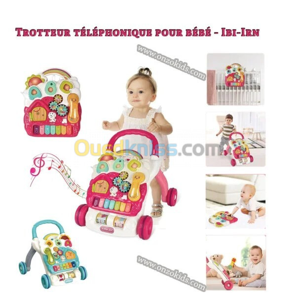 Trotteur téléphonique pour bébé - Ibi-Irn