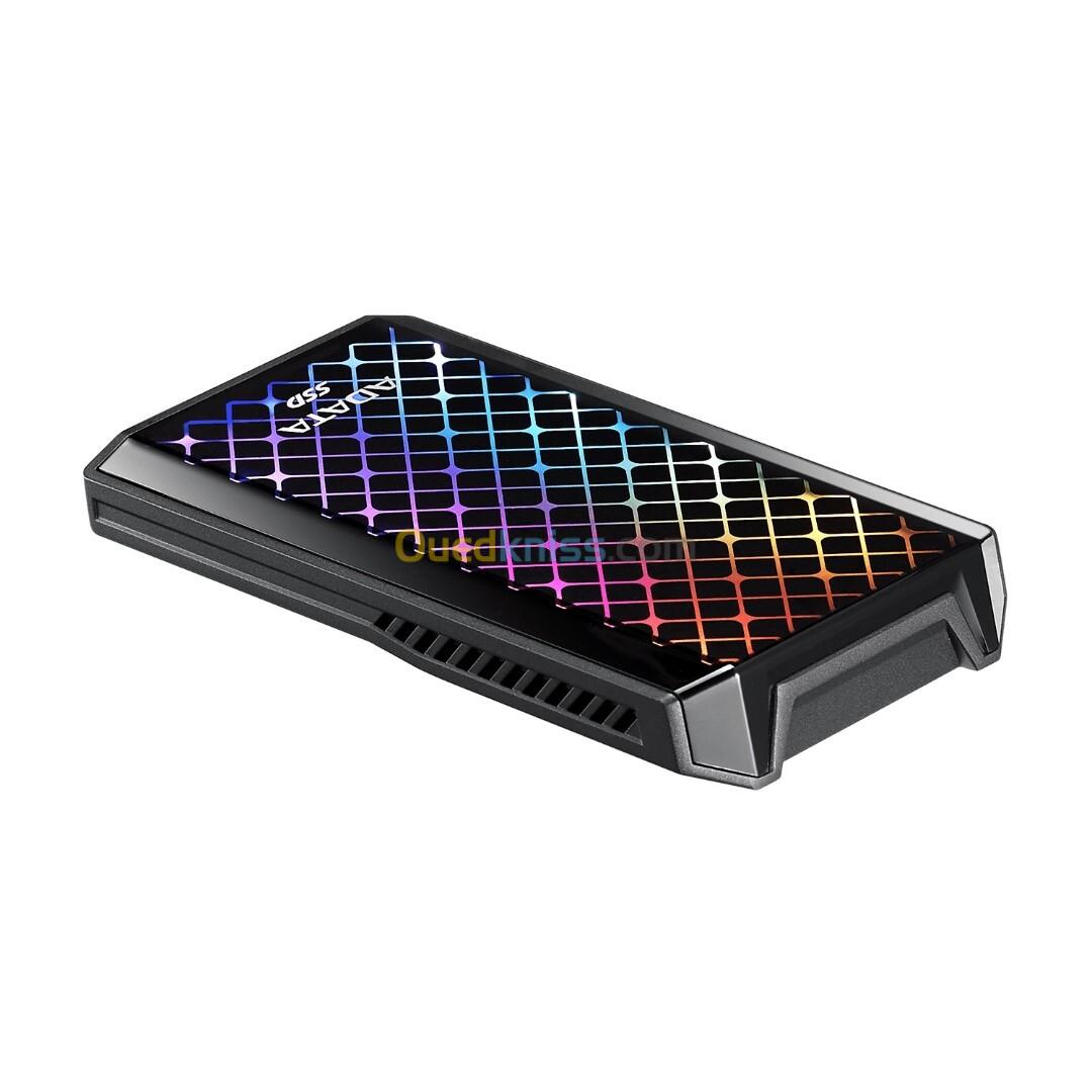 DISQUE SSD ADATA EXTERNE SE900G RGB 2To