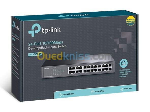 SWITCH TP-LINK TL-SF1024D 24-Port 10/100Mbps Desktop/Rackmount Switch