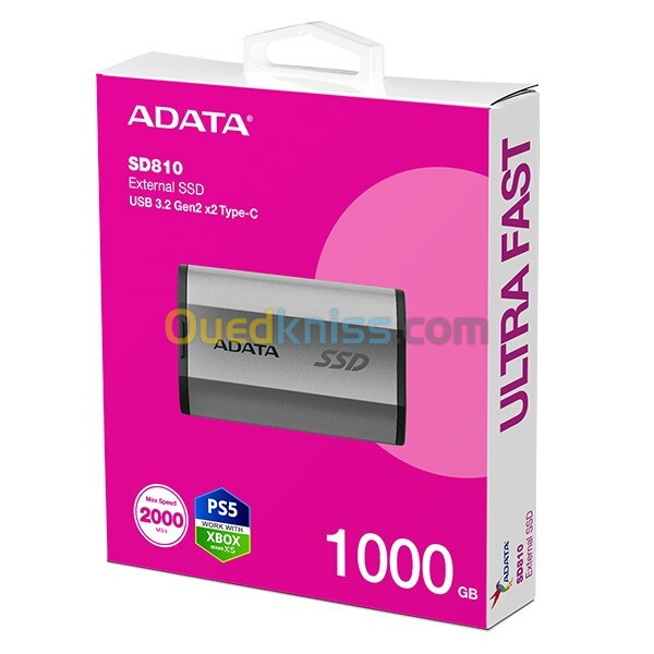 DISQUE DUR EXTERNE ADATA SD810 1To SSD