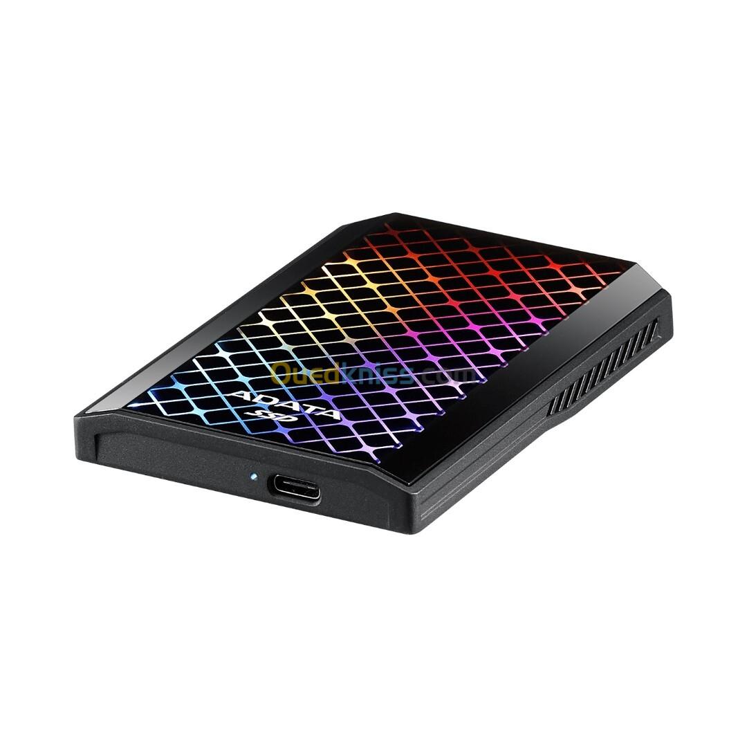 DISQUE SSD ADATA EXTERNE SE900G RGB 2To