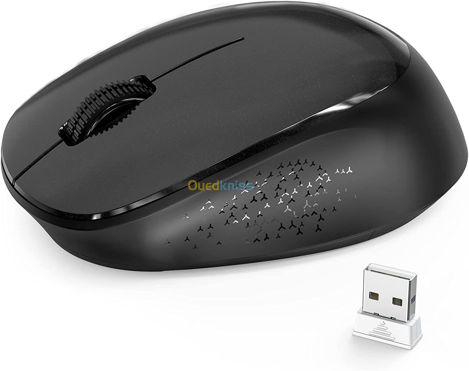 Souris sans Fil Wireless Office Mouse USB + USB-C (Type C) - Noir