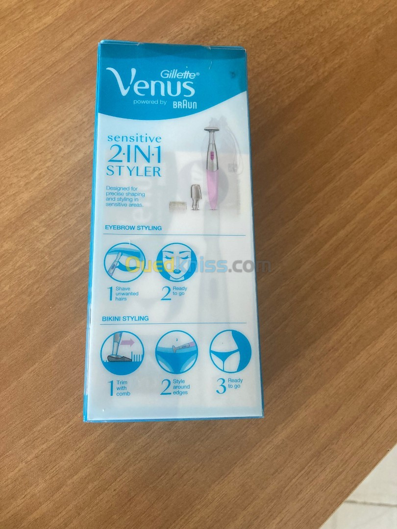 gillette venus sensitive 2 in 1 bikini and eyebrow styler