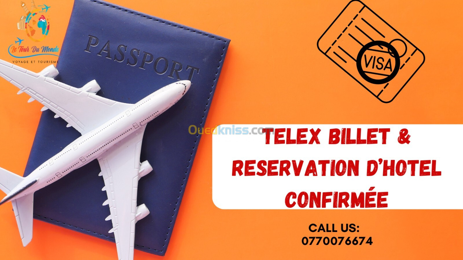 TLEX et reservation d'hotel confirmée