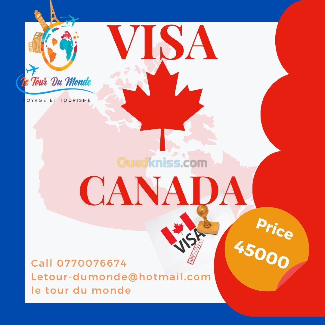 Traitement Dossier Visa CANADA