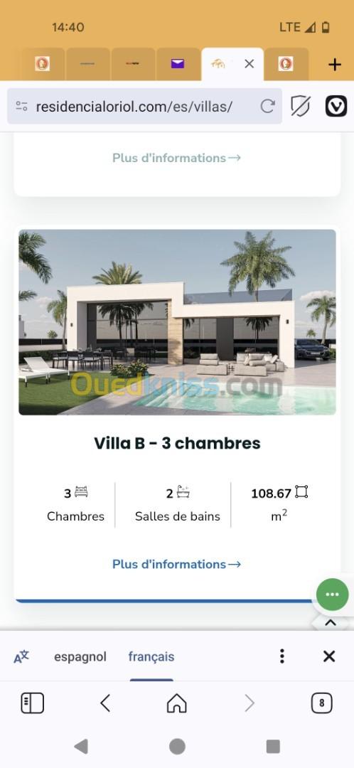 Vente Villa Murcie Murcie