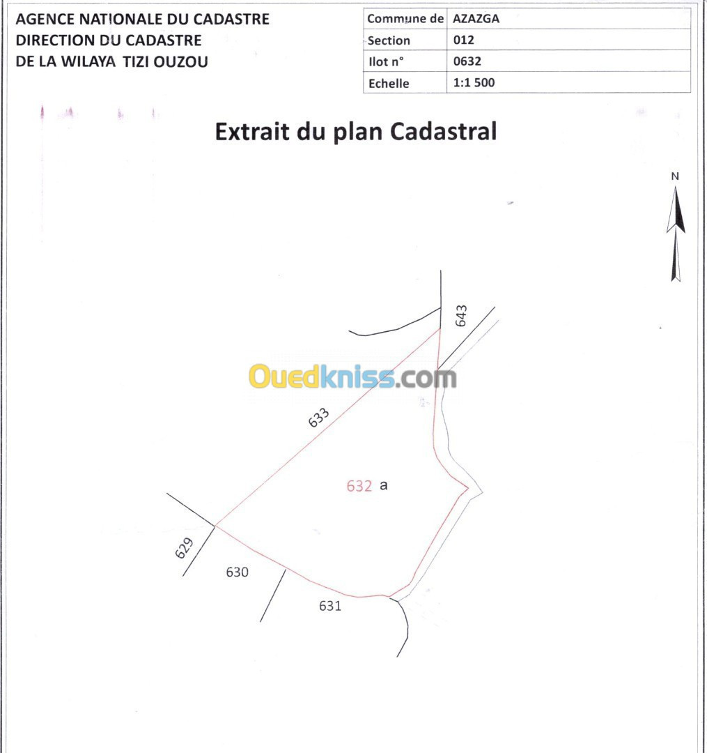 Location Terrain Tizi Ouzou Azazga