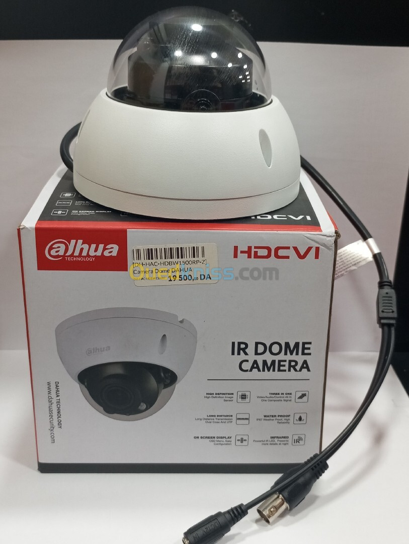 Caméra Dome DAHUA Motorisé 5MP Série LITE DH-HAC-HDBW1500RP-Z