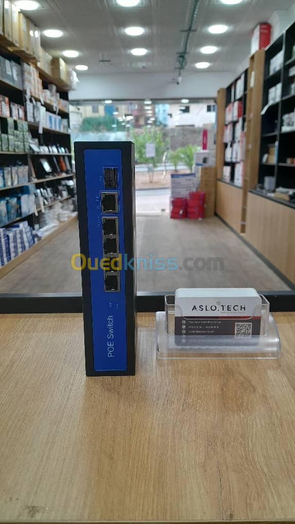 SWITCH SMART POE 4P+1GE+1SFP ECM